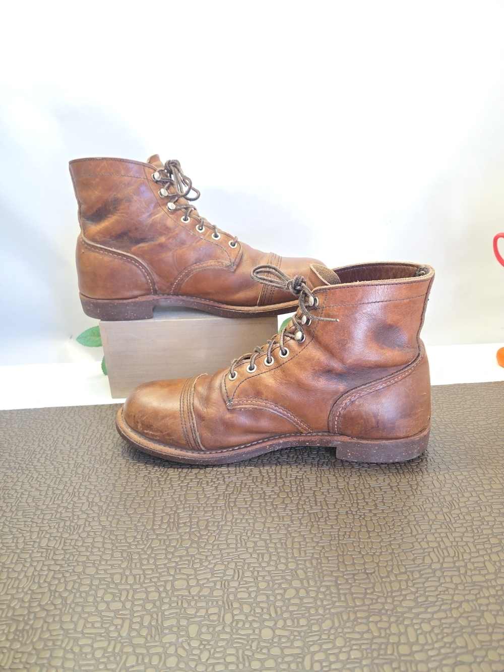 Red Wing 8111 Heritage Iron Ranger Men’s Brown Leather Boots - Picture 3 of 15